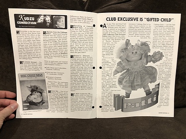 Cabbage Patch Kids - Limited Edition Newsletter - August, 1993