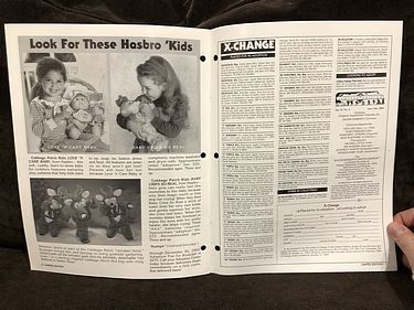 Cabbage Patch Kids - Limited Edition Newsletter - October / November, 1993