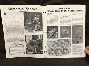 Cabbage Patch Kids - Limited Edition Newsletter - February, 1994