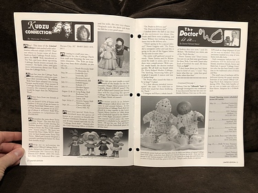 Cabbage Patch Kids - Limited Edition Newsletter - April / May, 1994