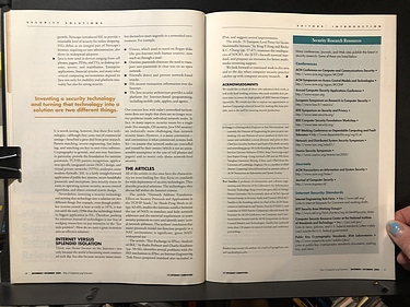 IEEE Internet Computing - November/December, 2000