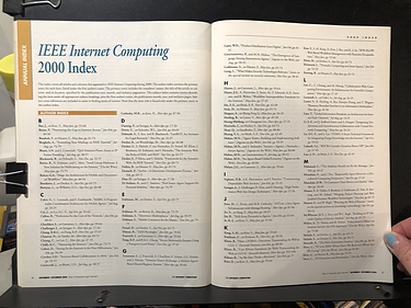 IEEE Internet Computing - November/December, 2000