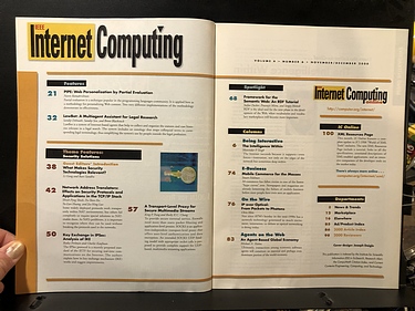 IEEE Internet Computing - November/December, 2000
