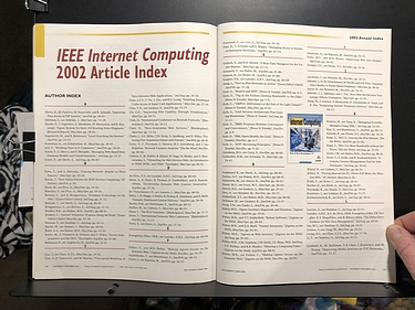 IEEE Internet Computing - November/December, 2002