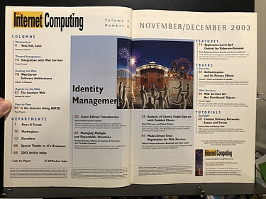 IEEE Internet Computing - November/December, 2003