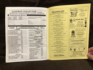 Jukebox Collector - November, 1997