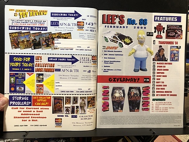 Lee's Action Figure News & Toy Review - February, 2000