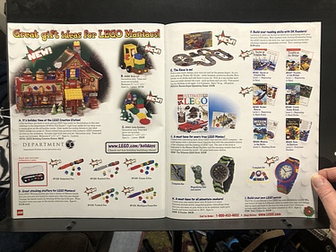 LEGO Shop at Home Catalog - Holiday, 2001