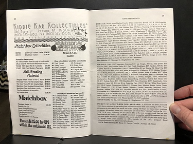 Matchbox USA - September, 1998