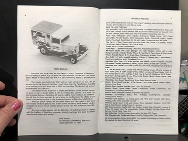 Matchbox USA - November, 1998