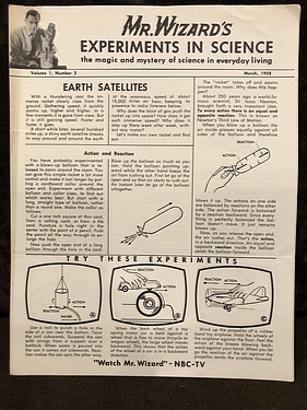 Mr. Wizard's Experiments in Science - March, 1958