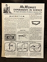 Mr. Wizard's Experiments in Science: September, 1958