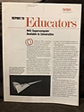 NASA Report to Educators Newsletter: Summer, 1987