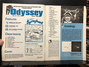 Odyssey Magazine - March, 1988
