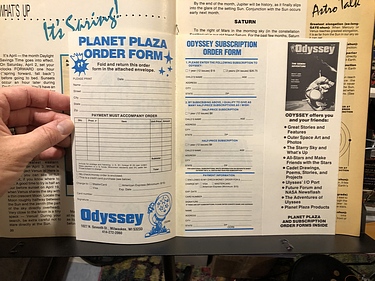 Odyssey Magazine - April, 1988