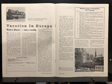 Postmasters Advocate Magazine - VOL. LXVII, No. 8 - March, 1961