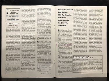 Postmasters Advocate Magazine - VOL. LXVII, No. 8 - March, 1961