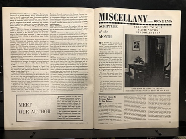 Postmasters Advocate Magazine - VOL. LXVIII, No. 4 - November, 1961