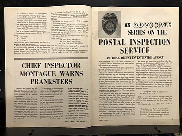 Postmasters Advocate Magazine - VOL. LXVIII, No. 4 - November, 1961