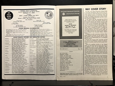 Postmasters Advocate Magazine - VOL. LXX, No. 10 - May, 1964