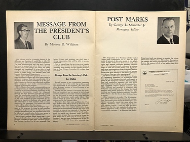 Postmasters Advocate Magazine - VOL LXXIV, No. 2 - February, 1969