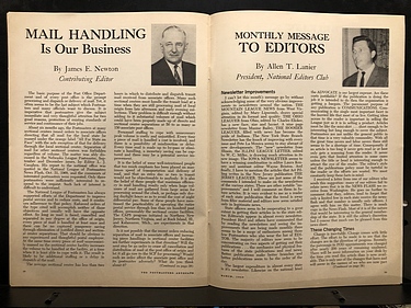 Postmasters Advocate Magazine - VOL LXXIV, No. 3 - March, 1969