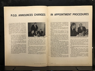 Postmasters Advocate Magazine - VOL LXXIV, No. 3 - March, 1969