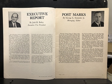 Postmasters Advocate Magazine - VOL LXXIV, No. 4 - April, 1969