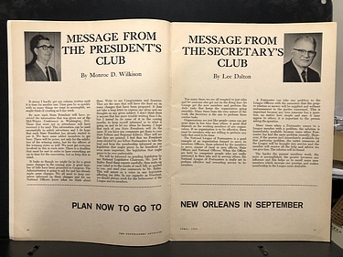 Postmasters Advocate Magazine - VOL LXXIV, No. 4 - April, 1969