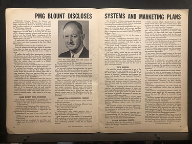 Postmasters Advocate Magazine - VOL LXXIV, No. 2 - May, 1969