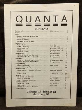 Quanta Newsletter Archive