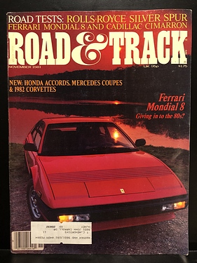Road & Track - November, 1981