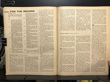 Space World Magazine - May, 1962