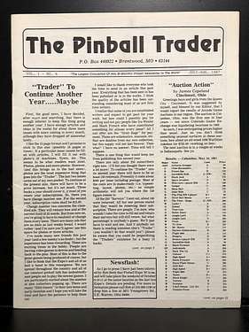 The Pinball Trader - July-Aug., 1987