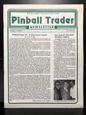 The Pinball Trader - Nov.-Dec., 1987