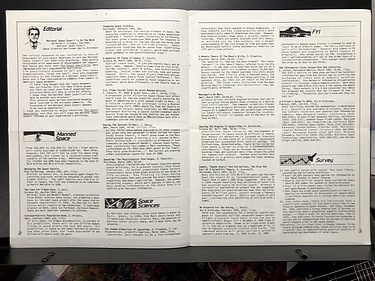 The Space Newsletter - April, 1985