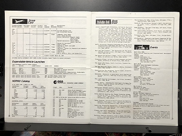 The Space Newsletter - April, 1985