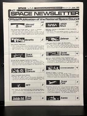 The Space Newsletter - June, 1985