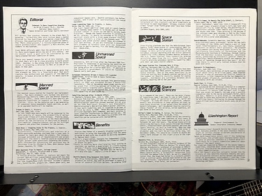 The Space Newsletter - July, 1985