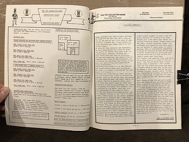 The Toy Collector News - April 15, 1985