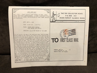 The Toy Collector News - April 15, 1986