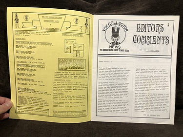 The Toy Collector News - August 15, 1987