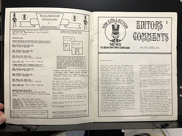 The Toy Collector News - August 15, 1988