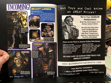 ToyFare - October, 2001