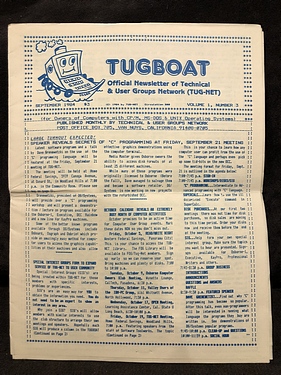 Tugboat - September, 1984