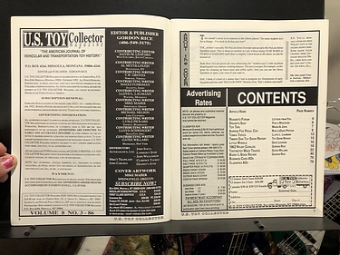 U.S. Toy Collector Magazine - March, 1992