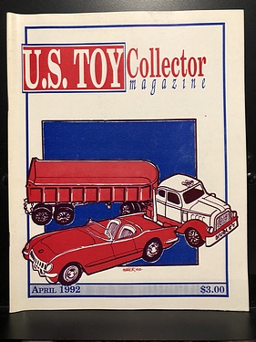 U.S. Toy Collector Magazine - April, 1992