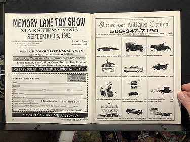 U.S. Toy Collector Magazine - May, 1992