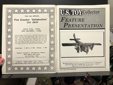 U.S. Toy Collector Magazine - May, 1992