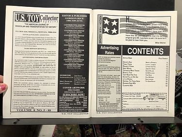 U.S. Toy Collector Magazine - May, 1992